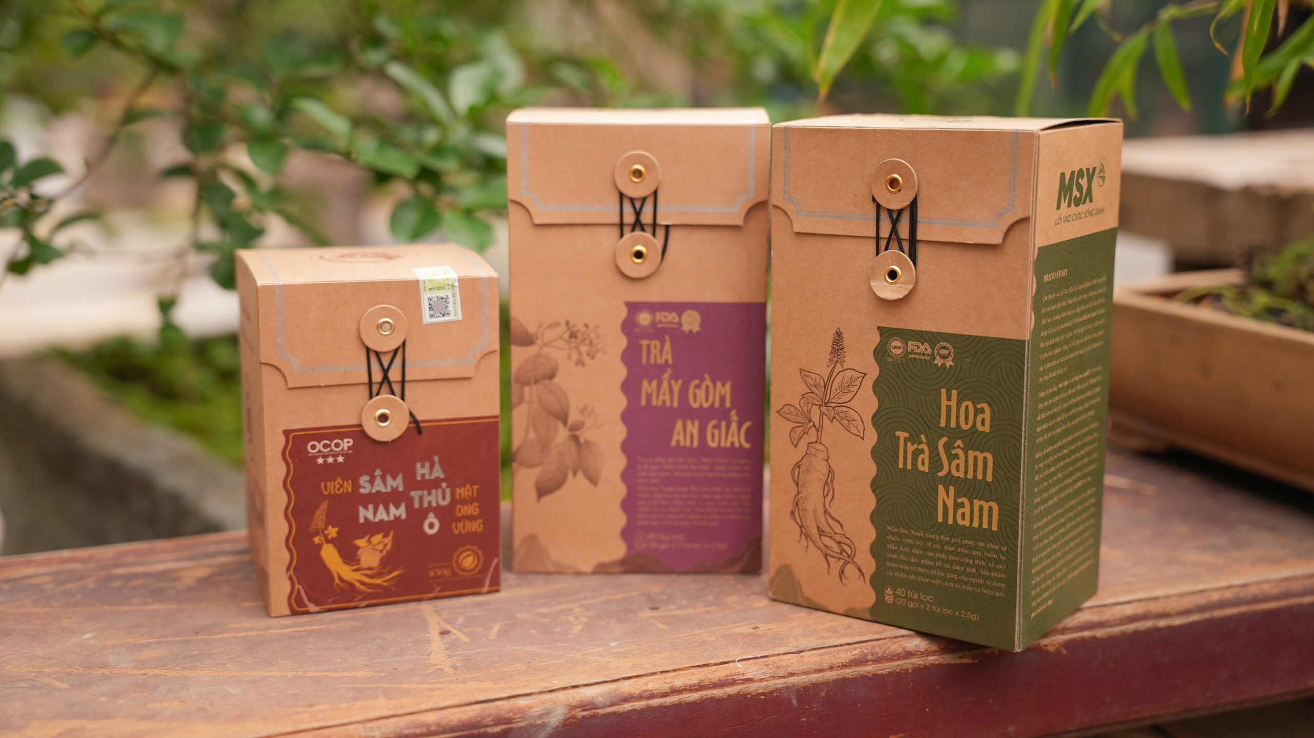Các sản phẩm thảo mộc Mẫu Sơn Xanh